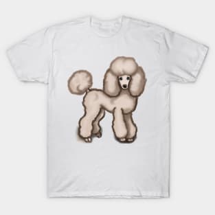 Cute Poodle Drawing T-Shirt